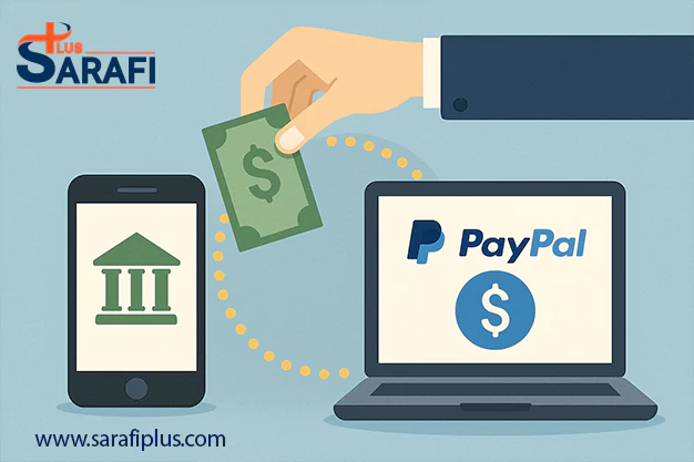 انتقال پول به حساب پی پال