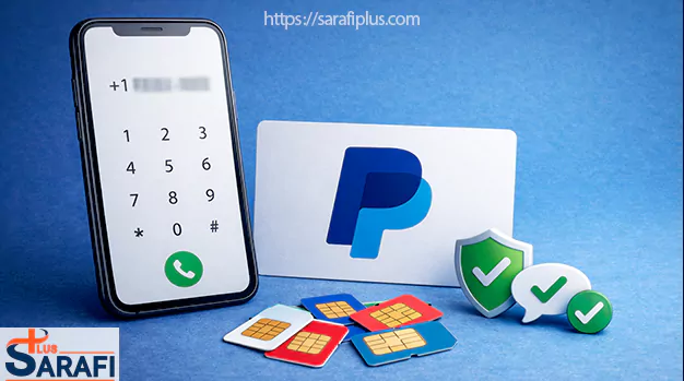 شماره مجازی برای ساخت پی پال